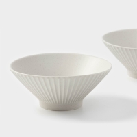 Салатники Magistro Jarwah Lausanne, 700 мл, 17,5&times;7,3 см, набор 2 шт, фарфор, серые