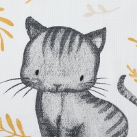 Полотенце кухонные Доляна "Meow" 35х60 см, 100% хл, 160г/м2 Полотенце кухонные Доляна "Meow" 35х60 см, 100% хл, 160г/м2