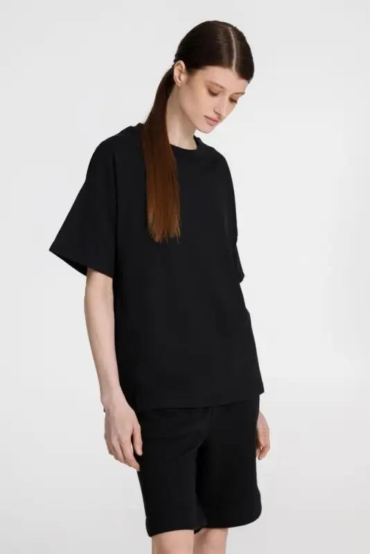 Футболка унисекс T3, черная, размер M/L