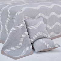 Наволочка декоративная Этель &laquo;Волны&raquo; цвет серый 40х40 см, 100% хлопок