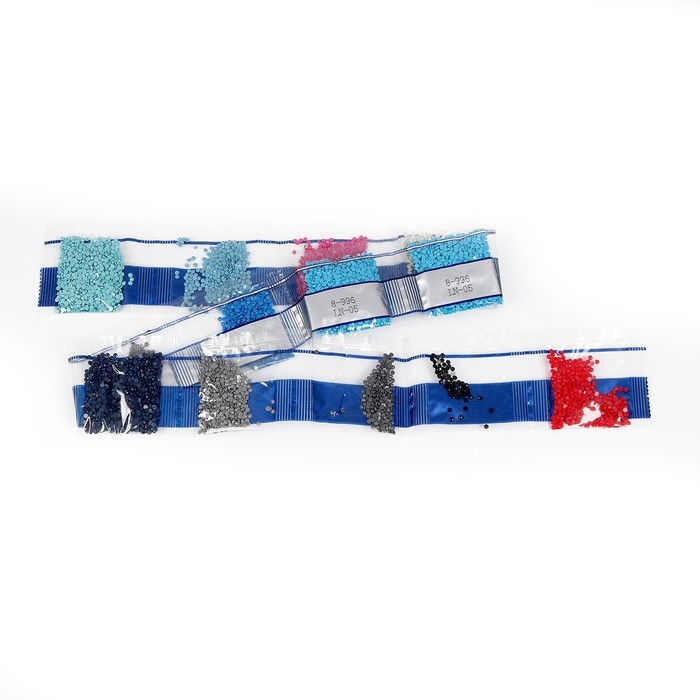 Алмазная мозаика с полным заполнением на холсте &laquo;Карпы&raquo;&lrm;, 20 х 30 см