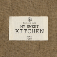 Набор кух. Этель ECO, цв. оливковый: варежка 20х28 см, прихватка 19х19 см, 70% хл, 30% лён, Набор кух. Этель ECO, цв. оливковый: варежка 20х28 см, прихватка 19х19 см, 70% хл, 30% лён,