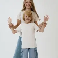 Футболка детская T-Bolka Kids, молочно-белая, 8 лет