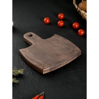 Доска разделочная для подачи Wild Kitchen, 23&times;20&times;2.5 см, граб темный