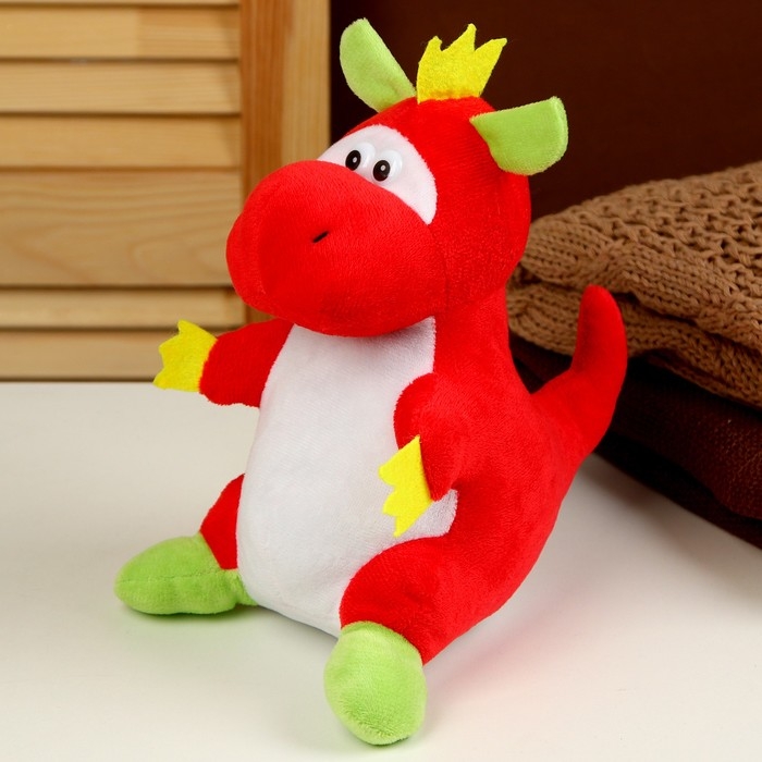 Мягкая игрушка &laquo;Дракоша&raquo;, красный, 23 см