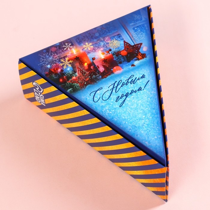 Новый год! Чай чёрный в коробке-елке &laquo;Счастье в дом&raquo;, вкус: зимняя вишня, 100 г.