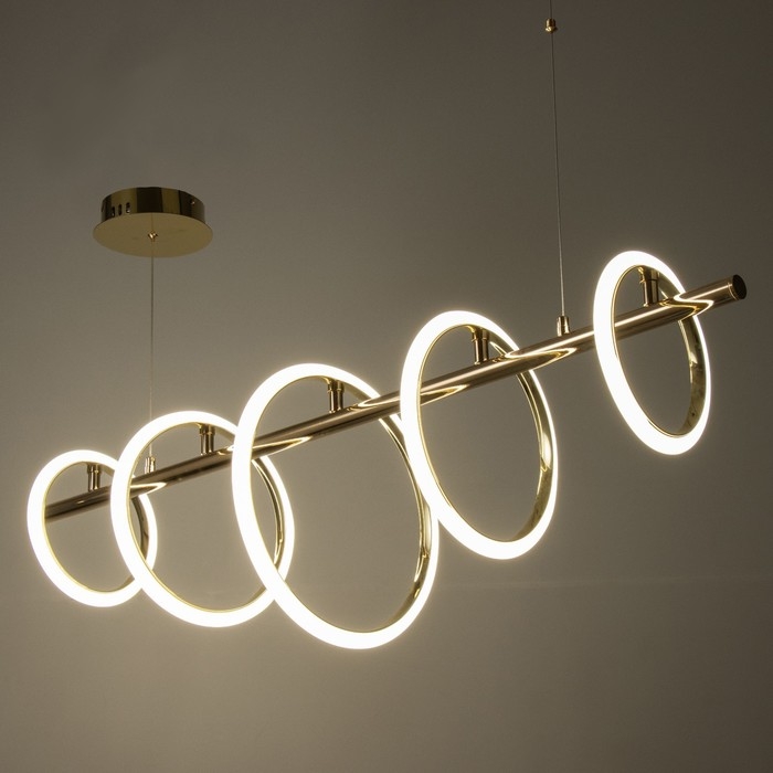 Светильник BayerLux Светильник BayerLux "Венси" LED 104Вт 3000-6000К золото 110х35х100 см