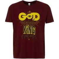 Футболка A God is High, гранатово-красная, размер XXL Футболка A God is High, гранатово-красная, размер XXL