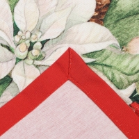 Набор новогодних салфеток Этель &laquo;Рождественский венок&raquo;, 40х40 см - 4 шт, хлопок, саржа