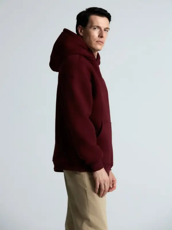 Худи Kulonga Oversize, бордовое, размер ХS/S