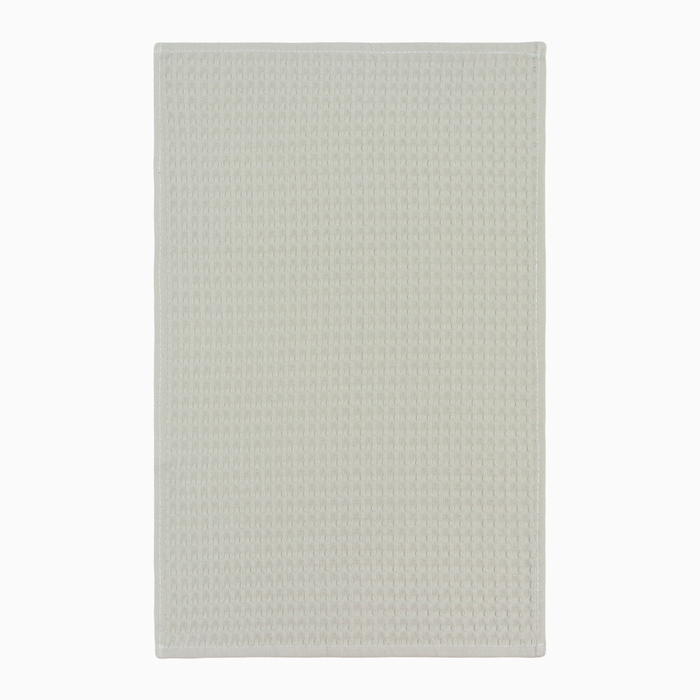 Набор кухонных полотенец Доляна, цвет серый, 35х60см-2шт, 100% хл, вафля, 220 гр/м2