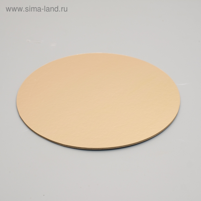 Подложка усиленная, золото- голубой, 22 см, 3,2 мм