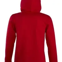 Толстовка женская на молнии с капюшоном Seven Women, красная, размер M