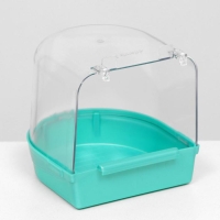 Купалка для птиц, 145 х 136 х 140, светло-зелёный перламутр Купалка для птиц, 145 х 136 х 140, светло-зелёный перламутр