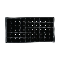 Кассета для выращивания рассады, на 50 ячеек, по 90 мл, из пластика, чёрная, 54 &times; 27 &times; 8 см, Greengo