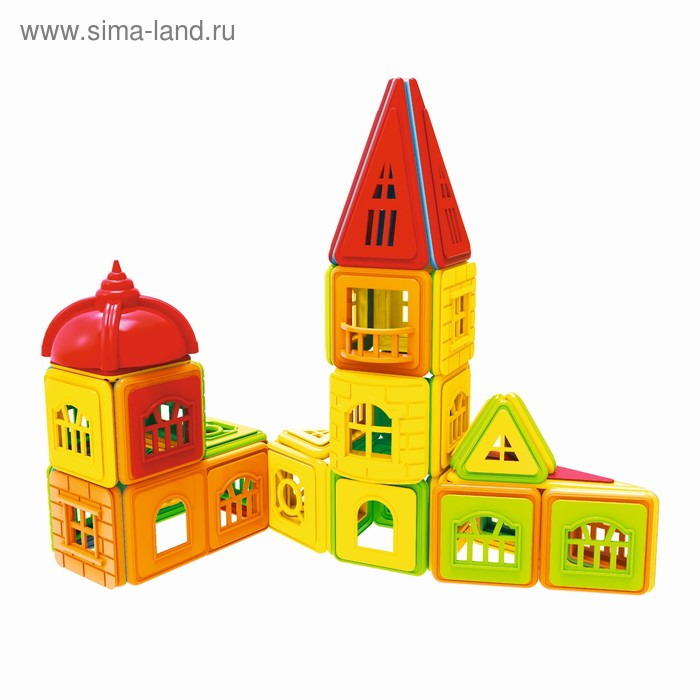 Конструктор магнитный &laquo;Замок&raquo;, 204 детали