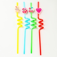 Трубочки для коктейля &laquo;Для влюблённых&raquo;, набор 4 шт.