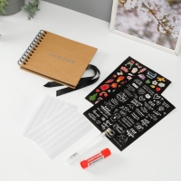 Фотоальбом BRAUBERG Black&Kraft, размер 16х18 см, 20 черных листов Фотоальбом BRAUBERG Black&Kraft, размер 16х18 см, 20 черных листов