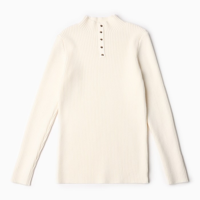 Свитер для девочек, цвет молочный, рост 134-140 см Свитер для девочек, цвет молочный, рост 134-140 см