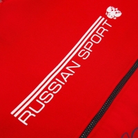 Толстовка на молнии President, размер M, цвет красный Толстовка на молнии President, размер M, цвет красный