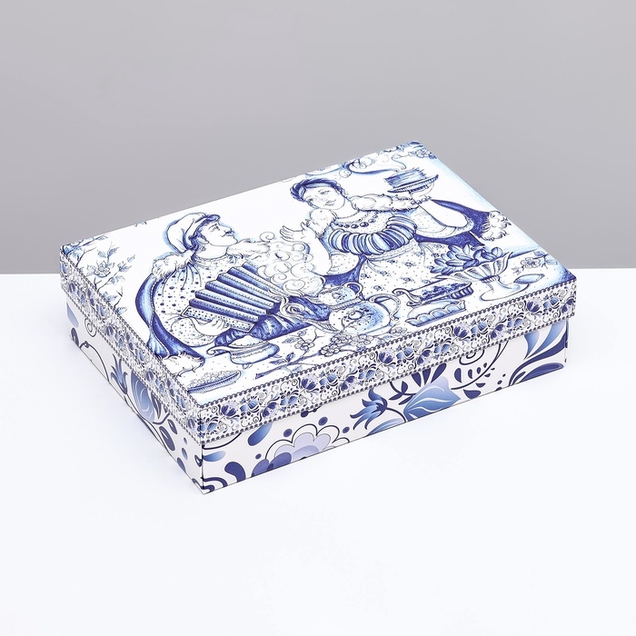 Коробка картонная без окна Коробка картонная без окна "Праздник", 21 х 15 х 7 см набор 5 шт