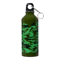 Бутылка для воды, 500 мл, корпус из алюминия, пластик, милитари Бутылка для воды, 500 мл, корпус из алюминия, пластик, милитари