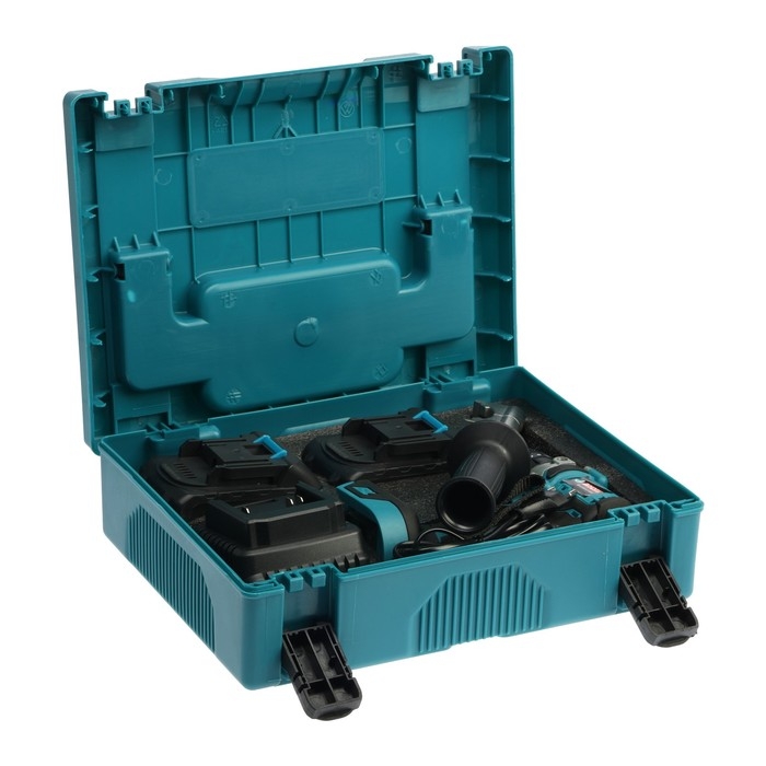 Дрель-шуруповерт BIYOTI BYT-CED05, бесщеточная, ударная, 20 В, 2х4 Ач, 90 Нм, кейс