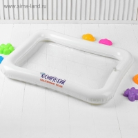 Космический песок жёлтый в коробке, 1 кг + песочница: 60 × 46 см + формочки Космический песок жёлтый в коробке, 1 кг + песочница: 60 × 46 см + формочки