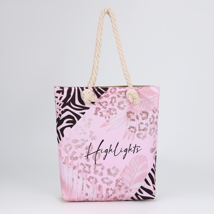 Сумка женская пляжная "Highlights", 35х40 см