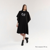 Пеньюар парикмахерский, цвет чёрный Пеньюар парикмахерский, цвет чёрный