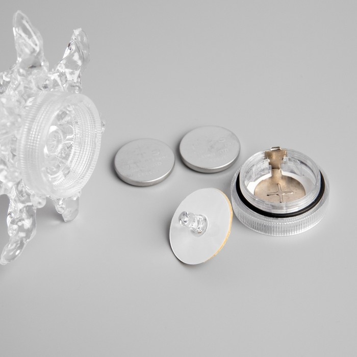 Ёлочная игрушка &laquo;Хрустальная ёлочка&raquo; 18 см, от батареек, свечение мульти (RGB)