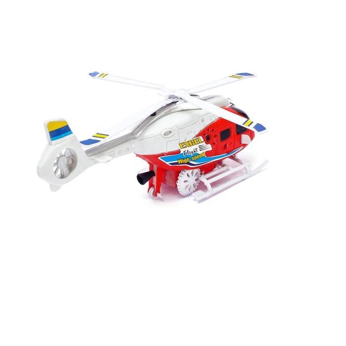 Вертолёт заводной «Спасатель», цвет МИКС Вертолёт заводной «Спасатель», цвет МИКС