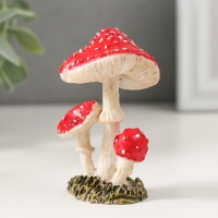 Сувенир полистоун "Три красных мухомора" МИКС 8,9х5,8х5,4 см Сувенир полистоун "Три красных мухомора" МИКС 8,9х5,8х5,4 см