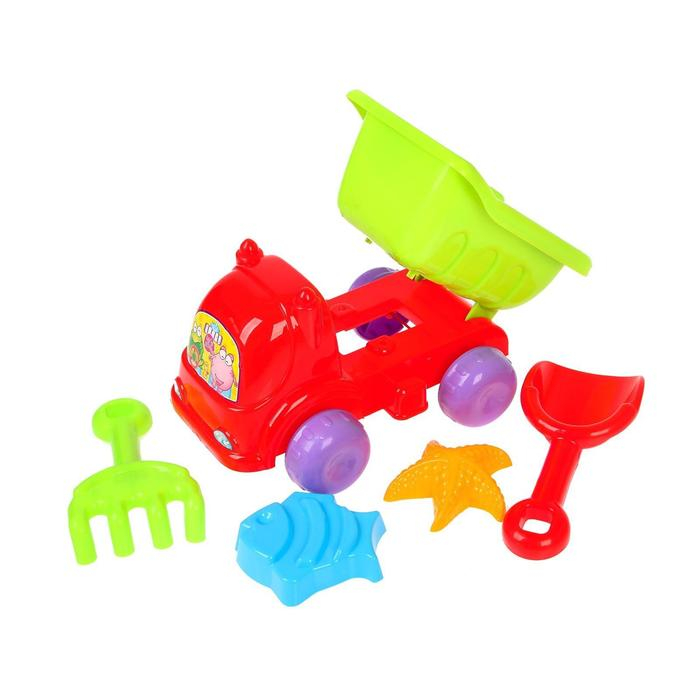 Песочный набор «Бибика», 5 предметов, МИКС Песочный набор «Бибика», 5 предметов, МИКС