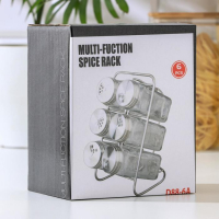 Набор для специй на подставке &laquo;Лесенка&raquo;, ёмкость, 4,5&times;10,5 см, 6 шт