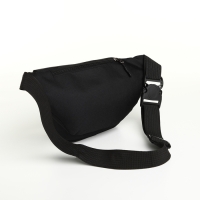 Сумка поясная на молнии, 2 наружных кармана, цвет чёрный Сумка поясная на молнии, 2 наружных кармана, цвет чёрный