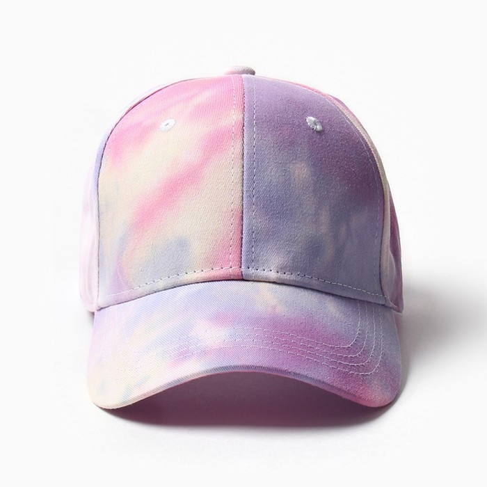 Кепка женская MINAKU Кепка женская MINAKU "Tie-dye", цвет сиреневый, р-р 54-56