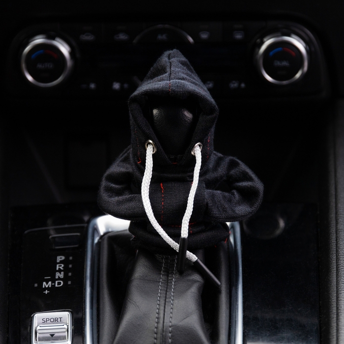 Чехол на рычаг коробки передач, Худи, черный Чехол на рычаг коробки передач, Худи, черный