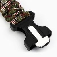 Браслет для выживания «Настоящему защитнику», 26 х 2,5 см. Браслет для выживания «Настоящему защитнику», 26 х 2,5 см.