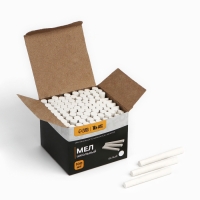 Мел школьный белый, 100 шт. круглый &laquo;1 сентября&raquo;