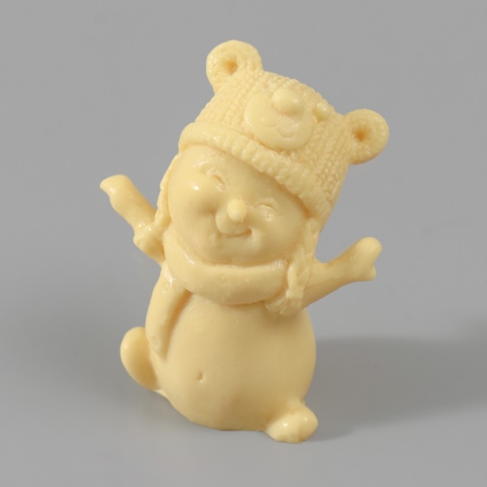 Молд силикон Молд силикон "Снеговик в шапке" 5 см