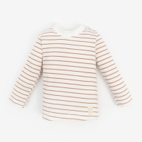 Лонгслив детский Крошка Я, BASIC LINE, рост 62-68 см, полоска бежевая Лонгслив детский Крошка Я, BASIC LINE, рост 62-68 см, полоска бежевая