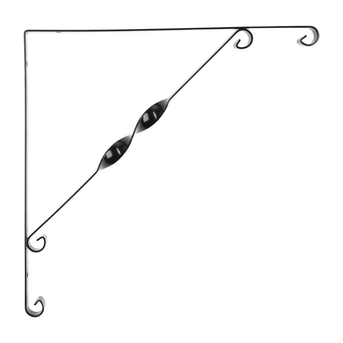 Кронштейн, LIGHT, 300х300, металл, черный Кронштейн, LIGHT, 300х300, металл, черный