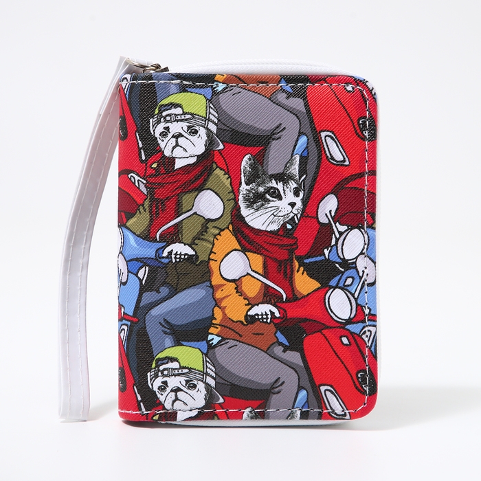 Кошелёк детский на молнии &laquo;Выбражулька&raquo;, цвет разноцветный