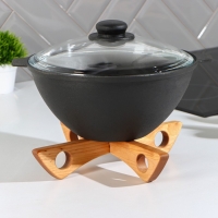 Подставка под казаны и кастрюли Adelica, 29×5,5×1,8 см, берёза Подставка под казаны и кастрюли Adelica, 29×5,5×1,8 см, берёза