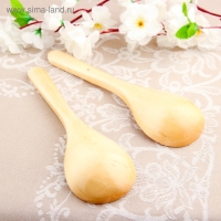 Ложка салатная, покрытая лаком, 6×21 см Ложка салатная, покрытая лаком, 6×21 см