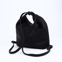 Сумка женская мешок на молнии, цвет чёрный Сумка женская мешок на молнии, цвет чёрный