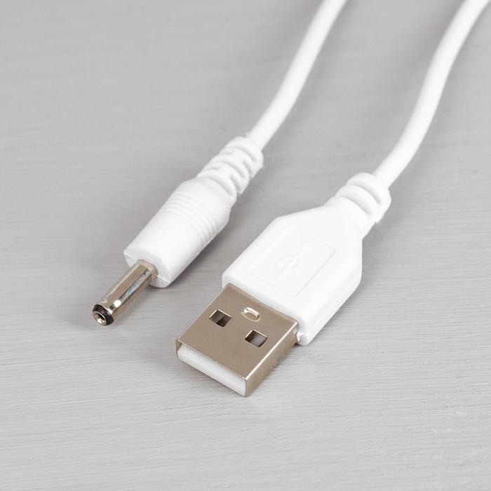 Светодиодная фигура &laquo;Дед Мороз у ёлки&raquo; 12.5 &times; 20 &times; 7.5 см, пластик, батарейки АААх3 (не в комплекте), USB, свечение тёплое белое