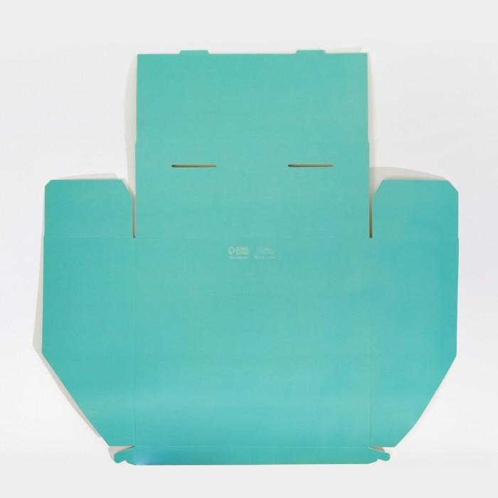 Коробка кондитерская с PVC-крышкой, упаковка, &laquo;Тиффани&raquo;, 25 х 22,5 х 10 см