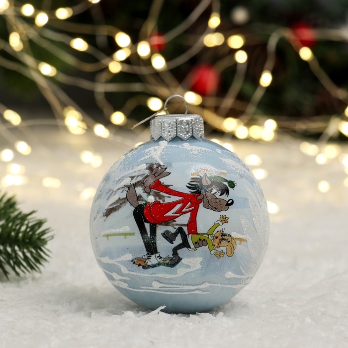 Шар Шар "Ну, погоди 1", 80 мм., в подарочной упаковке